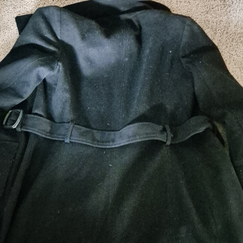 Anne Klein Women's Black Pea Coat - Picture 4 of 5